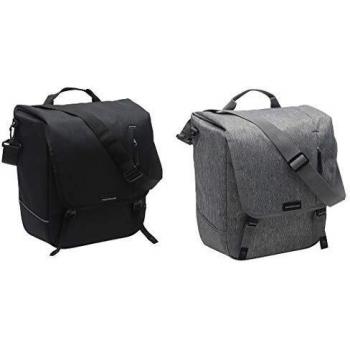 Bolsa de hombro para bicicleta New Looxs Nova 16 litros negra, con enganche y material resistente