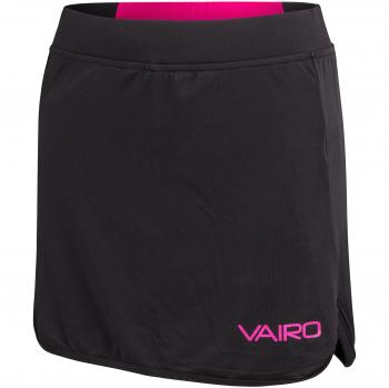 VAIRO Falda Pantalon (Skort) Columns (Negro/Rosa, S)