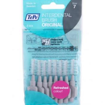 Tepe Interdental Brush - 1.3mm Size 7 Grey (8 pieces)
