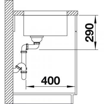 Blanco; Fregadero ANDANO 500-U