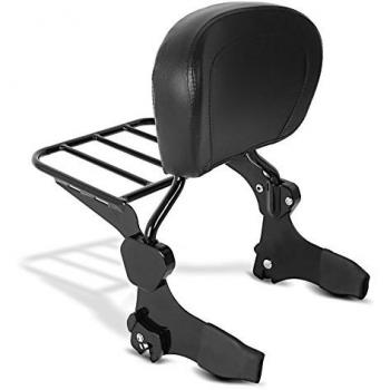 Respaldo Sissy Bar Compatible para Harley Davidson Street Glide 06-08 Negro