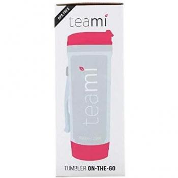 Teami, vaso On-The-Go, rosa, 20 oz