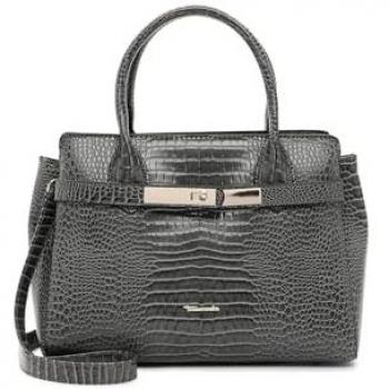 Bolso Tamaris Celes - Bolso de mano en color gris, diseño elegante y moderno, fabricado en material sintético de alta calidad, con un compartimento principal espacioso, cierre de cremallera, asas cortas y una cor