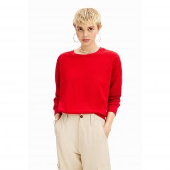 Jersey Desigual jacquard rojo