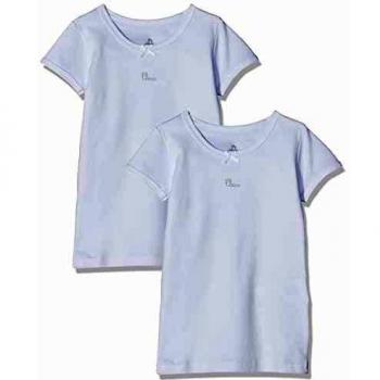 Chicco Set 2 Magliette Manica Corta Camiseta sin Mangas, Blanco