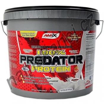 AMIX, Proteínas para Aumentar Masa Muscular con Sabor Chocolate, Predator en Formato Bote de 4 Kg, Ayuda al Crecimiento Muscular, Libre de Aspartamo, Ideal para Batidos de Proteínas