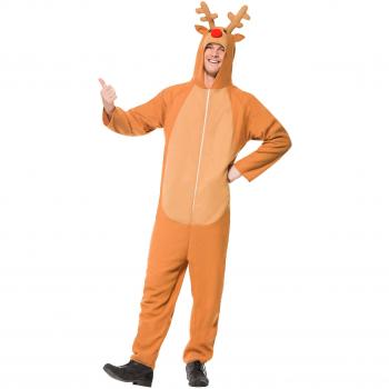 Adult Brown Reindeer Costume for Men