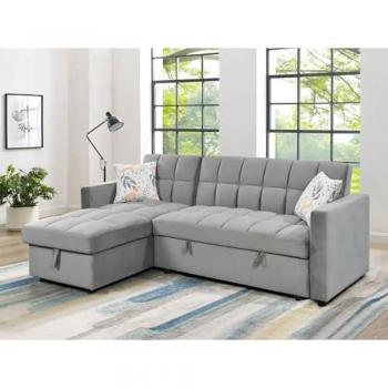 Sofa Cama Chaise Longue Kris 210cm Gris