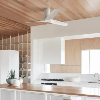 Ventilador de Techo Londo Blanco con Motor DC Ø 132 cm Silencioso y Control Remoto