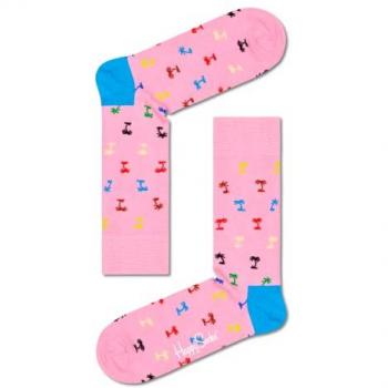 Calcetines Happy Socks Palm Estampado Único Talla 41-46 - Amarillo Claro, Rojo, Azul, Verde, Negro