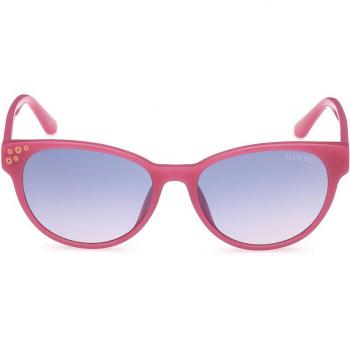 Guess Junior Polarized Sunglasses - Shiny Pink Gradient/Mirror Violet, 49mm