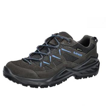 Lowa Sirkos EVO GTX Low Men's Hiking Shoes - Graphite Blue Suede Leather