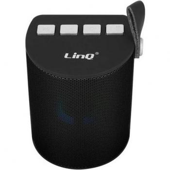 Altavoz Bluetooth LED Multicolor con Radio FM, Puerto USB y Micro-SD Negro