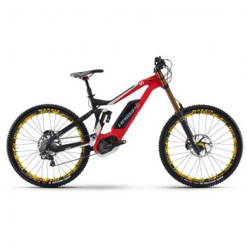 E-bike Haibike Xduro Downhill 9.0 27,5 '500 WH de 10 g Saint Bosch Performance CX, Schwarz/Rot/Weiß matt