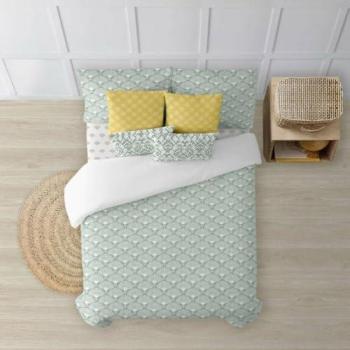 Funda Nórdica Nashik Multicolor 100% Algodón 175 Hilos para Cama de 90 (155 x 220 cm) con Botones