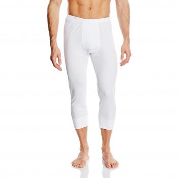 Odlo Unterhose Pants 3/4 Cubic - Calzoncillo deportivo para hombre, color blanco, talla 2XL