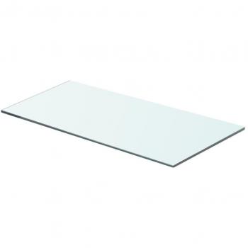 Día y Noche Panel de estante vidrio claro 60x25 cm - Estante de vidrio transparente 60x25 cm