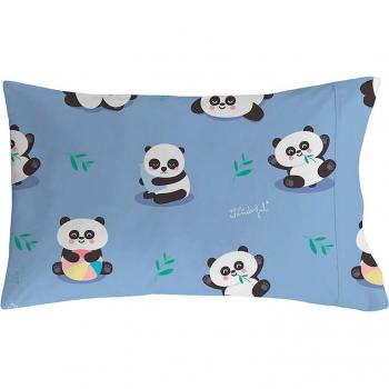 Funda de almohada de algodón Pandas Mr. Wonderful