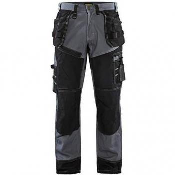 Pantalón de Trabajo de Algodón Blaklader X1500 - Gris Claro/Negro Talla 46L