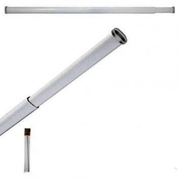 Barra Visillo Extensible 85.5/150 cm. Con Muelle Presion Ajustable