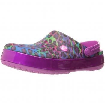 Crocs Crocband Animal Ii, Zuecos Unisex Adulto, Rosa