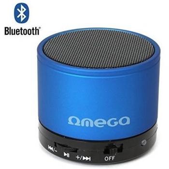 OMEGA ALTAVOZ BLUETOOTH V3.0 OG47 CHASIS ALUMINIO AZUL