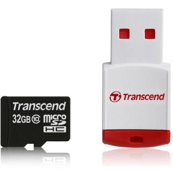 Transcend TS32GUSDHC10-P3 - Tarjeta de Memoria MicroSD de 32GB