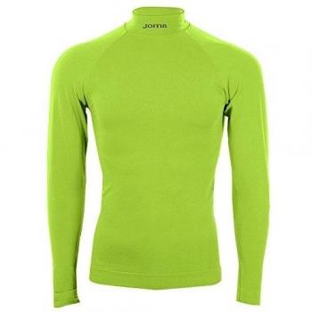 Joma Brama - Camiseta térmica para niños de 8-10 años, Color Verde flúor