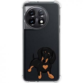 Funda de Silicona Antigolpes para Oneplus 11 5G con Diseño de Perros 04