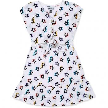 Tuc Tuc - Vestido de niña estampado con nudo en la cintura Summer Vibes