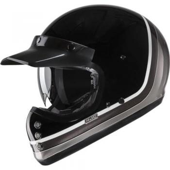 Casco Integral HJC V60 Scoby MC5 - Negro y Gris - Talla 2XL