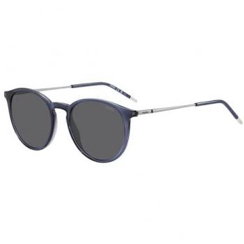 Gafas de Sol Hugo Boss HG 1286/S Tondas Azules con Montura de Plástico y Lentes Adrialentes