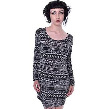 Innocent Vestido de Invierno Mujer Vestido Corto Gris/Negro L, 100% poliéster,