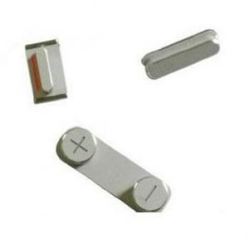 Goliton® OEM volume silent/Mute power on/off button set for iPhone 5/5G - Silvery 