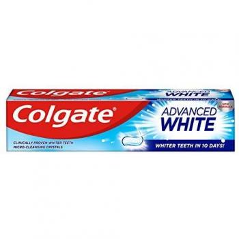 Pasta de Dientes Colgate Advanced White Blanqueadora Anti-Manchas Esmalte 125 ml