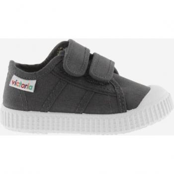 Victoria 1915 Children's Canvas Shoes with Double Velcro Straps and Reinforced Toe