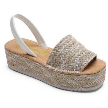 Sandalia Mandarina 662DF Blanco para Mujer, tipo sandalia, color blanco