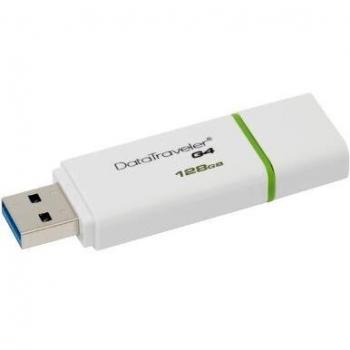Kingston DataTraveler G4 DTIG4/128 GB - Memoria USB, 128 GB, Verde/Blanco