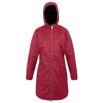 Regatta Women's Lightweight Waterproof Romine II Parka Jacket - Rumba Red/Black, Size 8
