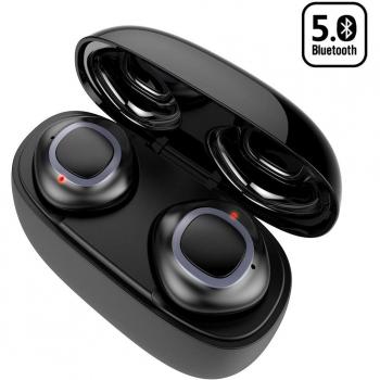 Auriculares Bluetooth, SYOSIN Auriculares Inalámbricos Bluetooth 5.0 Impermeables IPX67 HiFi Cascos Deportivos In-Ear Estéreo Inalámbricos con Mic para iPhone y Android