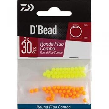 Daiwa - Kit Fishing Beads Round Fluo 4 Mm - PE257596