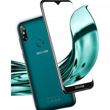 Android 9.0 Moviles Libres 4G, DOOGEE Y8 Smartphone Teléfono Dual Sim, 19:9 Pantalla 6.1 '' 3Go+16Go, 3400mAh, Cámara Trasera Doble 8MP+5MP, Face ID + Huella Digital - Verde Esmeralda