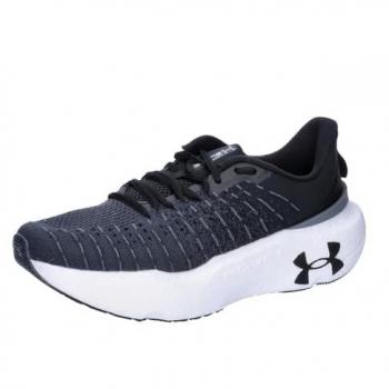 Under Armour Infinite Elite Men's Running Shoes - Black/White - Size 45.5