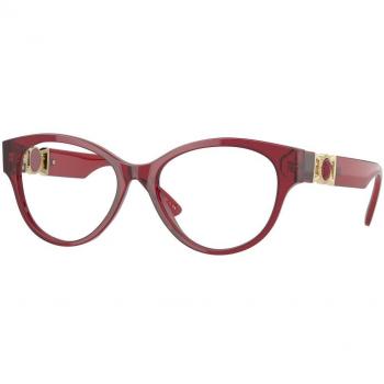 Versace VE3313F Asian Fit 388 Gafas Recetadas para Mujer Rojas