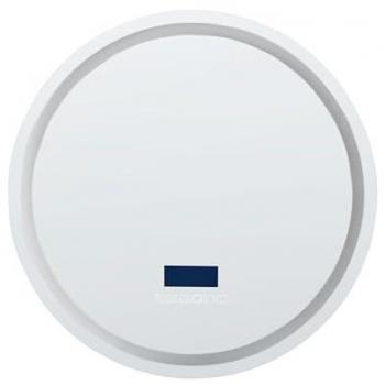 Espejo de baño LED redondo moderno con altavoz Bluetooth 60 x 60 cm plateado Brognon