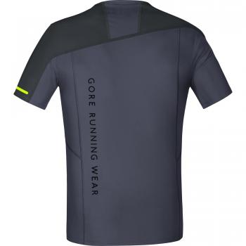 Gore Running Wear Fusion Zip Camiseta, Hombre, Gris