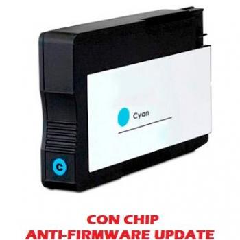 Cartucho de tinta genérico HP 953XL Cyan - Reemplaza F6U16AE/F6U12AE (chip anti-actualizaciones)