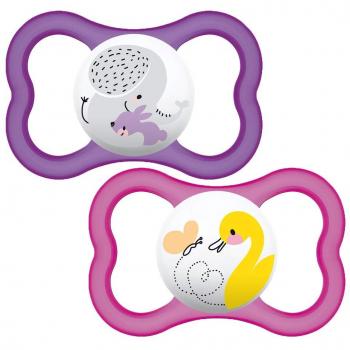 Intrucciones en lengua extranjera - MAM - Conjunto de 2 chupetes con esterilizable estuche de viaje, blanco