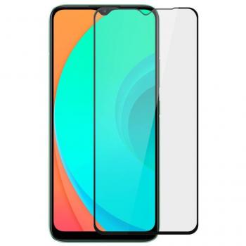 Protector de Cristal Templado Negro para Realme C11