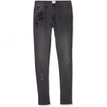 Gocco W75PLTCA410NA, Pantalones para Niñas, Negro, 164